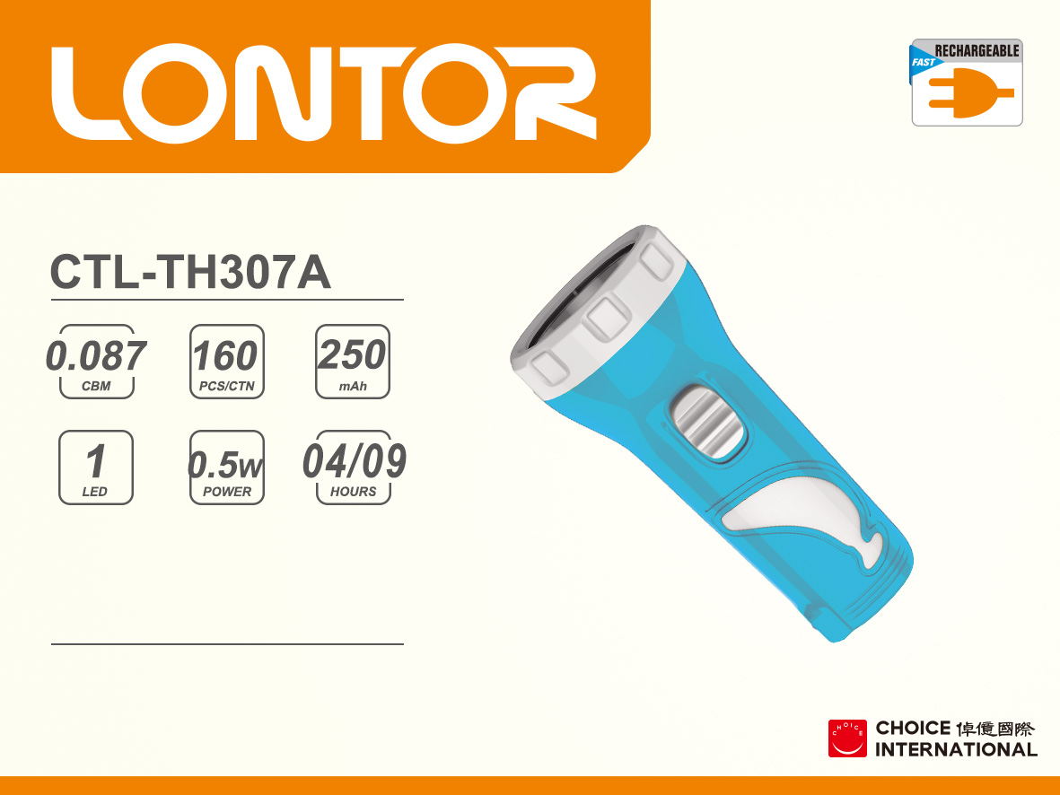 Rechargeable Torch CTL-TH307A